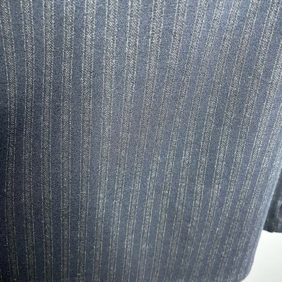 Theory Dolman Short Sleeve Shift Dress Pale Stripe Knit Short Sleeve Career M - Picture 4 of 10